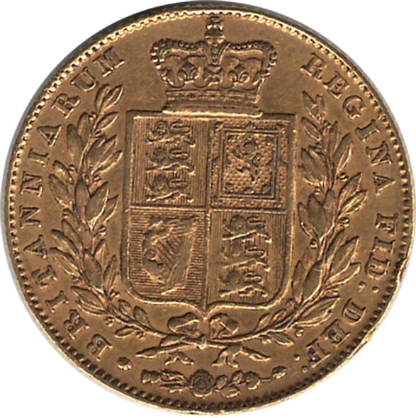 Great Britain: 1844 Gold Shield Sovereign