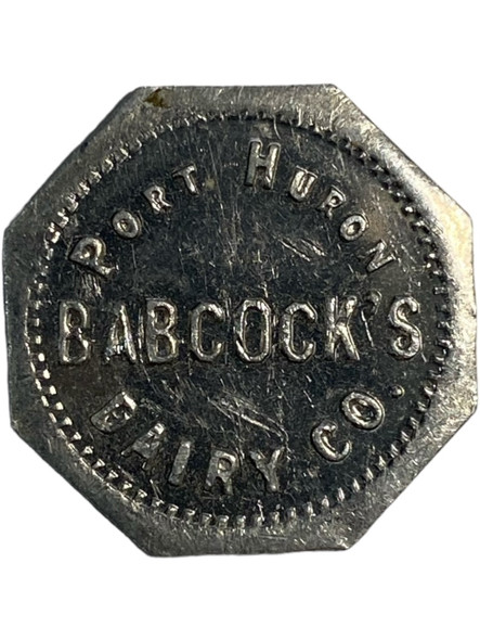 United States: Babcock's Dairy Co Merchant Token