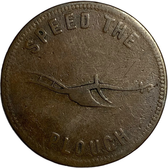 PEI: 1860 Speed The Plow Token, Breton 917, PE-5B2