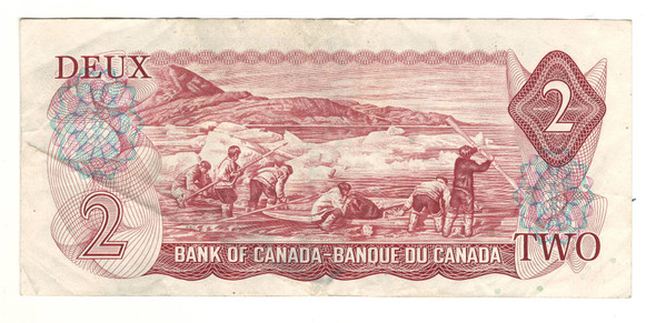 Canada: 1974 $2 Bank Of Canada Replacement Banknote BC-47aA