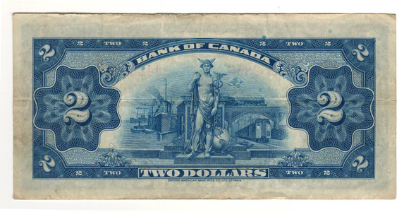 Canada: 1935 $2 Banknote -   Bank of Canada  English  BC-3