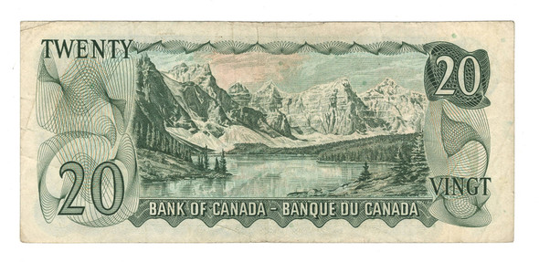 Canada: 1969 $20 Bank Of Canada Banknote BC-50a Low Serial