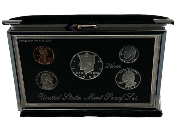 United States: 1996 Premier Silver Proof Coin Set