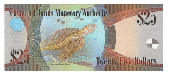 Cayman Islands: 2010 $25 Banknote  P. 41