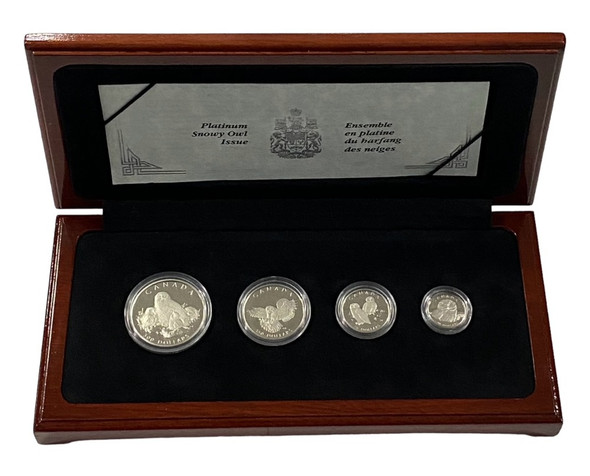 Canada: 1991 Snowy Owl Platinum Fractional Set