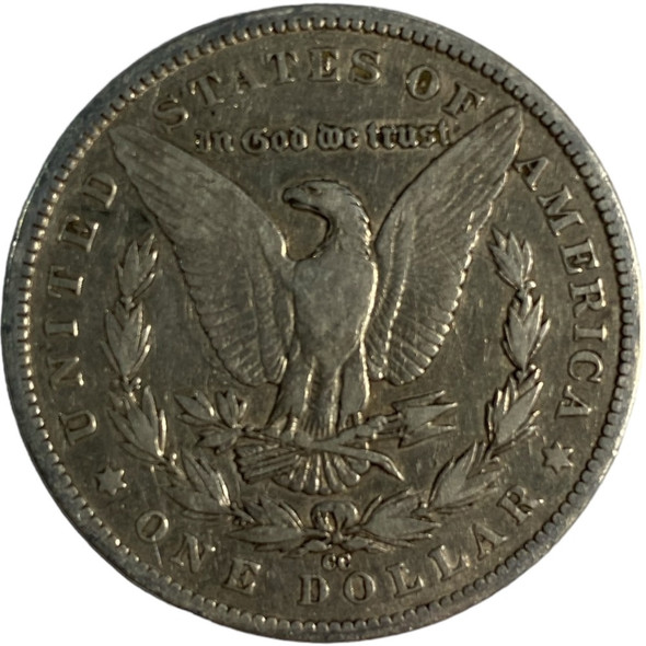 United States: 1882cc  Morgan Dollar VF cleaned.