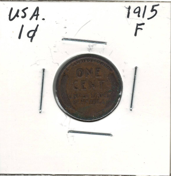 United States: 1915 1 Cent F12