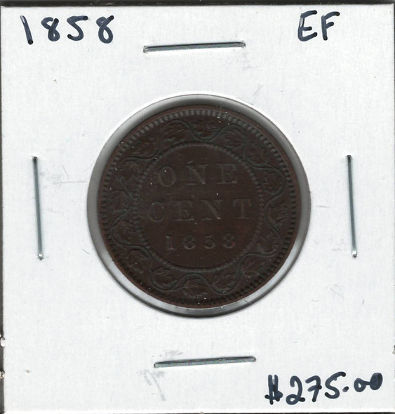 Canada: 1858 1 Cent EF40