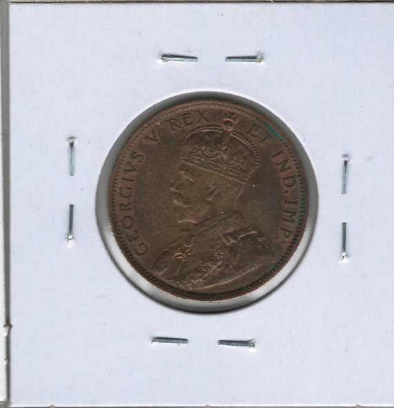 Canada: 1911 1 Cent AU50 with Corrosion