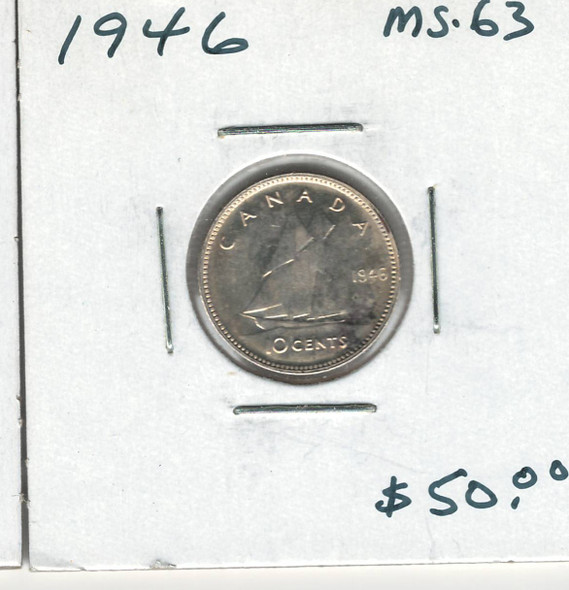 Canada: 1946 10 Cent MS63