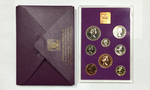 Great Britain: 1970 The Coinage of Great Britain and Northern Ireland Coin Set *Scuffed