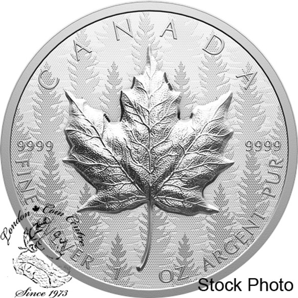 Canada: 2024 $20 Ultra High Relief Silver Maple Leaf - Pine Tree 1 oz Pure Silver Coin