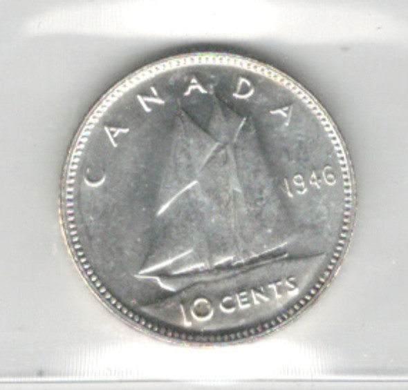 Canada: 1946 10 Cent  ICCS MS63