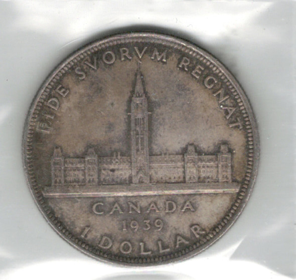 Canada: 1939 $1 Silver  Dollar ICCS MS64