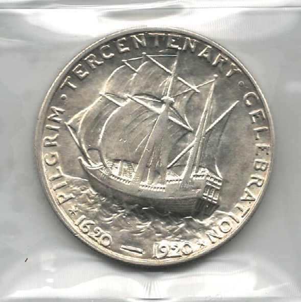 United States: 1920 50 Cent Pilgrim ICCS MS62