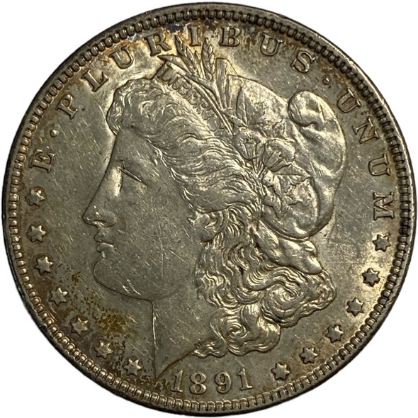 United States: 1891CC Morgan Dollar EF40