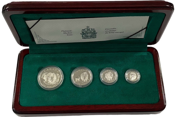 Canada: 1999 Muskox Platinum Fractional Set Canada: 1999 Muskox Platinum Fractional Set