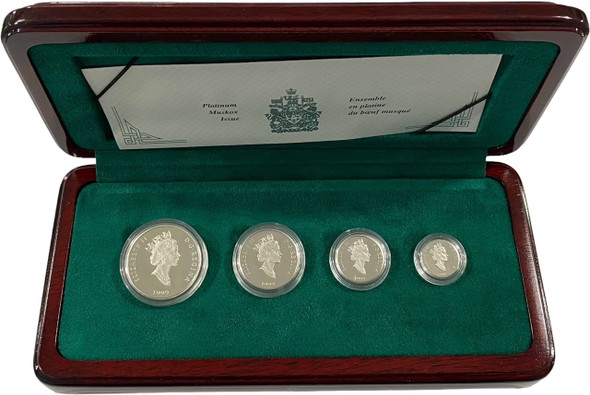 Canada: 1999 Muskox Platinum Fractional Set Canada: 1999 Muskox Platinum Fractional Set