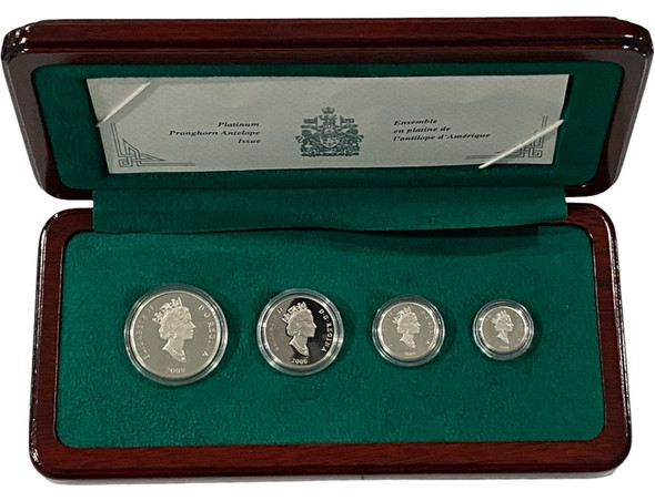 Canada: 2000 Pronghorn Platinum Fractional Set Canada: 2000 Pronghorn Platinum Fractional Set