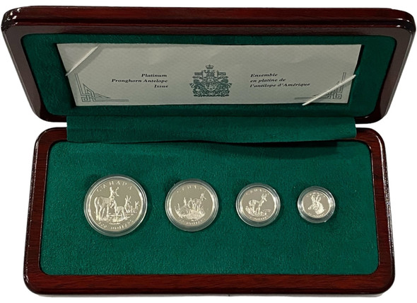 Canada: 2000 Pronghorn Platinum Fractional Set