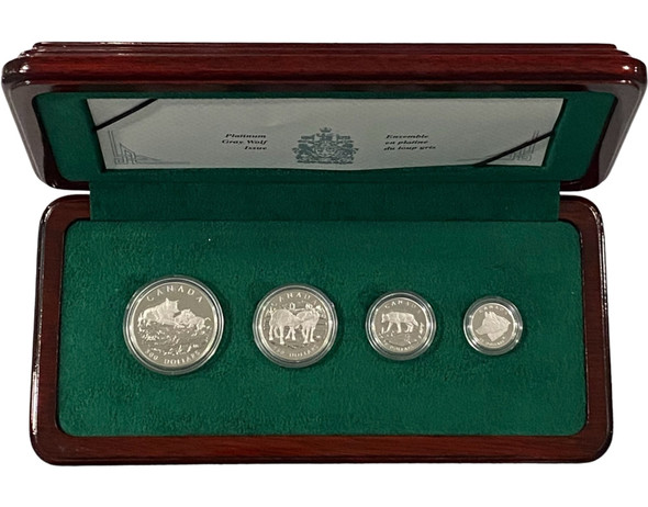 Canada: 1999 Grey Wolf Platinum Fractional Set Canada: 1999 Grey Wolf Platinum Fractional Set