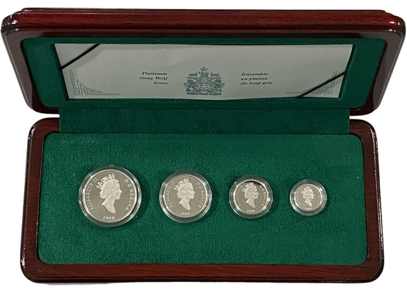 Canada: 1999 Grey Wolf Platinum Fractional Set Canada: 1999 Grey Wolf Platinum Fractional Set