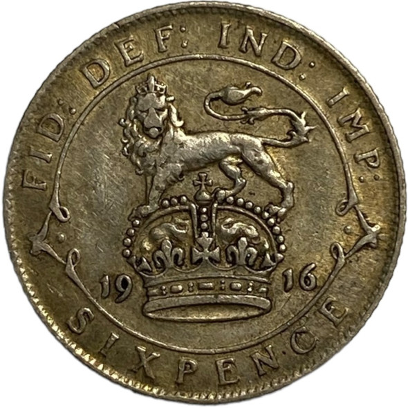 Great Britain: 1916  6 Pence