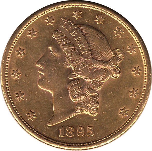 United States: 1895-S $20 Liberty Double Eagle