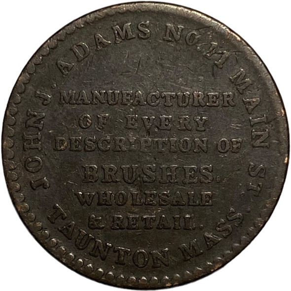 United States: Taunton Mass. Brushes Token