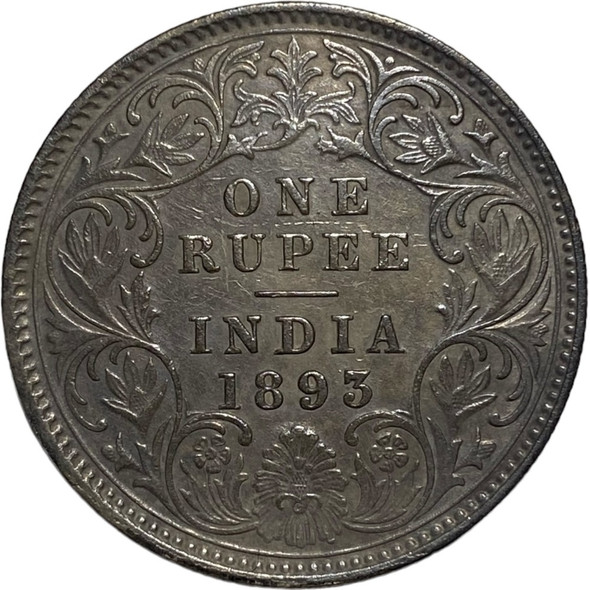 India: 1893 Rupee