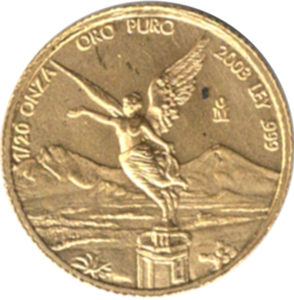 Mexico: 2003 1/20 Gold Libertad - Only 800 Minted!