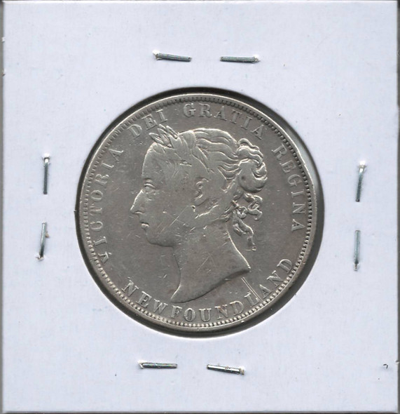 Canada: Newfoundland: 1900 50 Cents F12 with Scratch Canada: Newfoundland: 1900 50 Cents F12 with Scratch