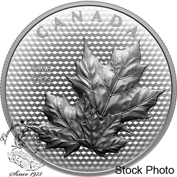 Canada: 2023 $50 Maple Leaves in Motion 5 oz Pure Silver Coin *No Outer Box* Canada: 2023 $50 Maple Leaves in Motion 5 oz Pure Silver Coin *No Outer Box*