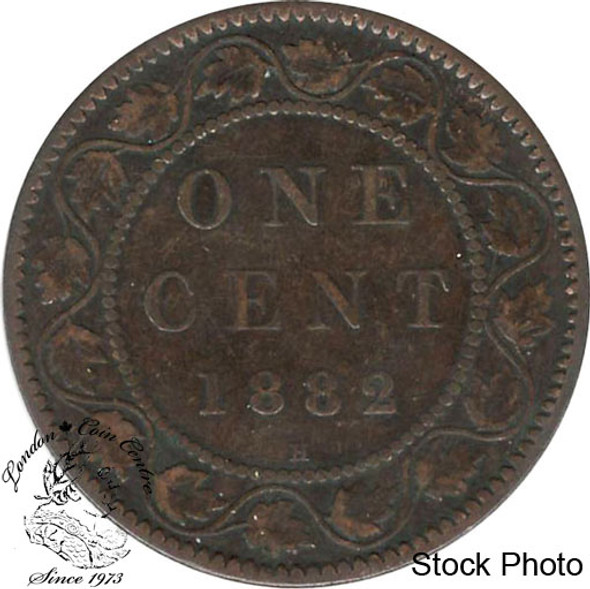 Canada: 1882H 1 Cent Obv #2 VG8