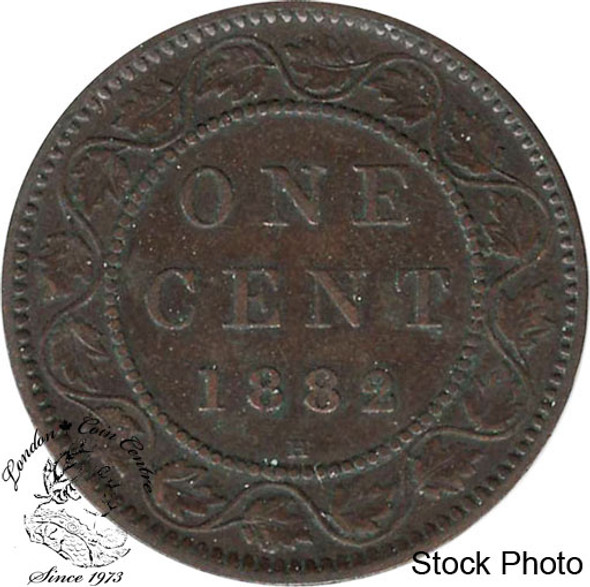 Canada: 1882H 1 Cent Obv #2 VF20