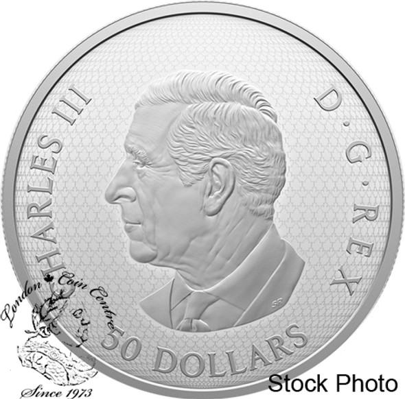 Canada: 2024 $50 Dragonfly and Water Lily Pure Silver Coin Canada: 2024 $50 Dragonfly and Water Lily Pure Silver Coin