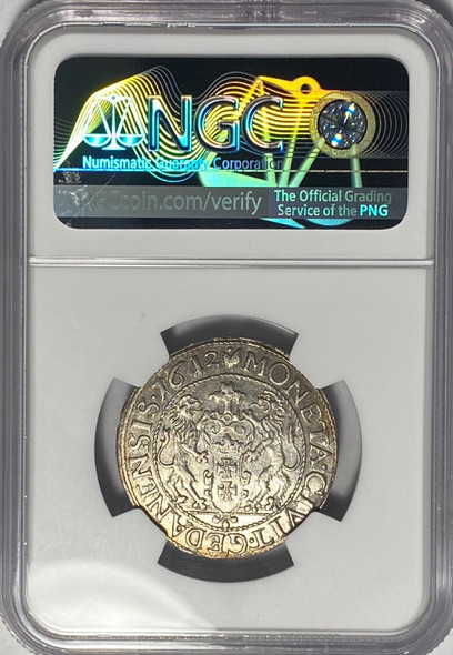 Poland: Danzig 1612 Ort (1/4 T) NGC AU58 Poland: Danzig 1612 Ort (1/4 T) NGC AU58