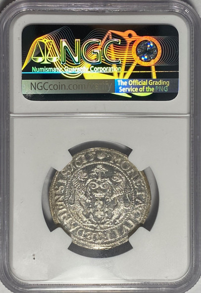 Poland: Danzig 1615 Ort (1/4 T) NGC MS63 Poland: Danzig 1615 Ort (1/4 T) NGC MS63