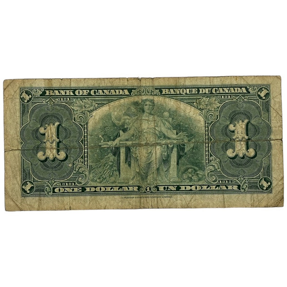Canada: 1937 $1 Bank Of Canada Banknote Coyne-Towers Signature VG8 *We Pick* Canada: 1937 $1 Bank Of Canada Banknote Coyne-Towers Signature VG8 *We Pick*