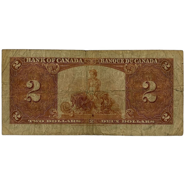 Canada: 1937 $2 Bank Of Canada Banknote Coyne-Towers Signature VG8 *We Pick* Canada: 1937 $2 Bank Of Canada Banknote Coyne-Towers Signature VG8 *We Pick*