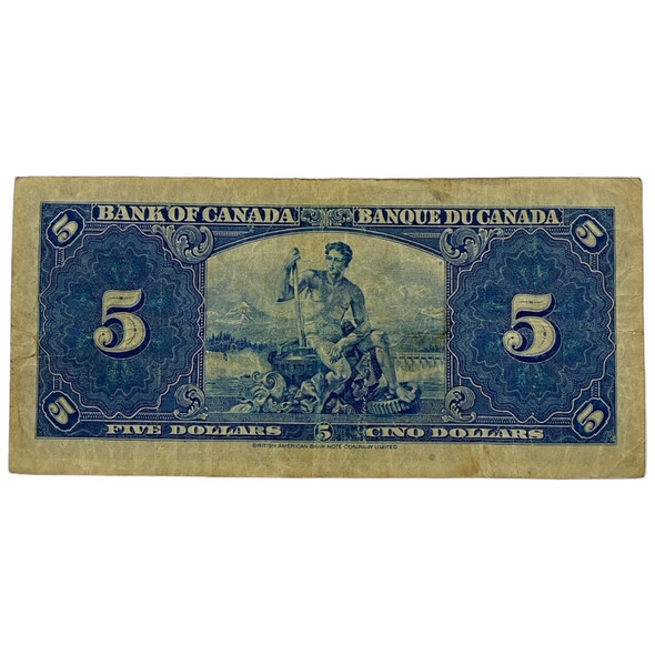 Canada: 1937 $5 Bank Of Canada Banknote Gordon-Towers Signature F12 *We Pick* Canada: 1937 $5 Bank Of Canada Banknote Gordon-Towers Signature F12 *We Pick*