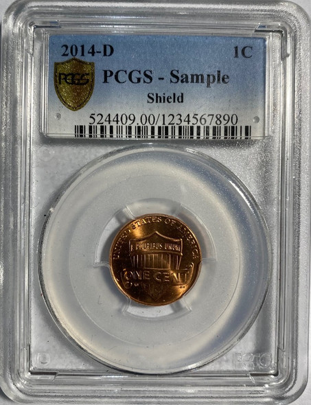 United States: 2014D 1 Cent Shield PCGS Sample United States: 2014D 1 Cent Shield PCGS Sample