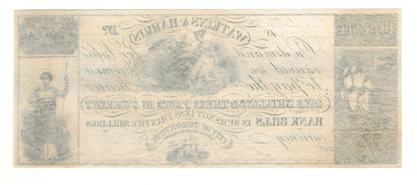 Canada: Watkins & Harris Merchant Script 1/4 Dollar 15 Pence Canada: Watkins & Harris Merchant Script 1/4 Dollar 15 Pence
