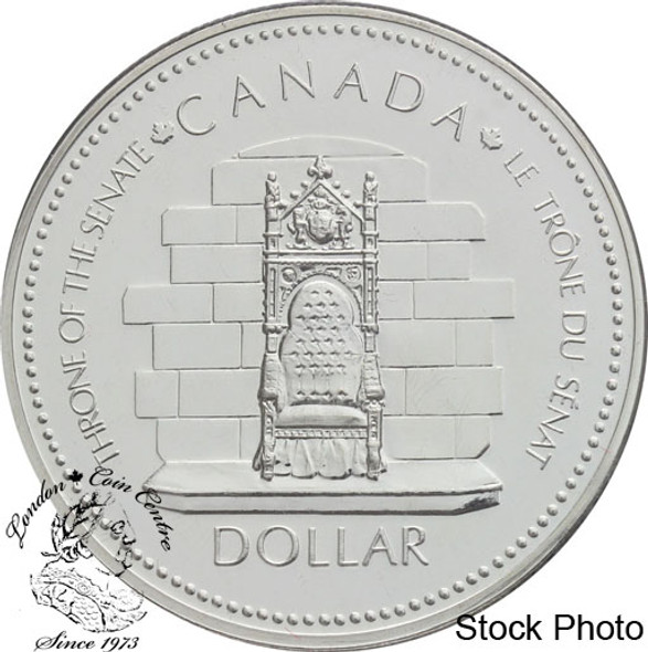 Canada: 1977 $1 Silver Jubilee Elizabeth II Silver Dollar Coin