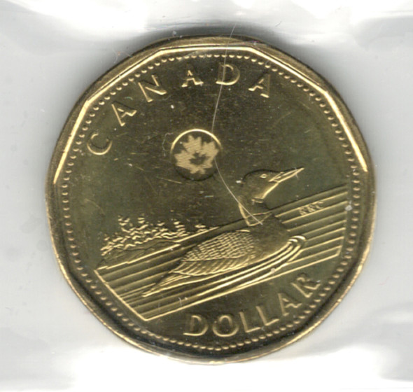 Canada: 2012 Loon Dollar with Security ICCS MS64