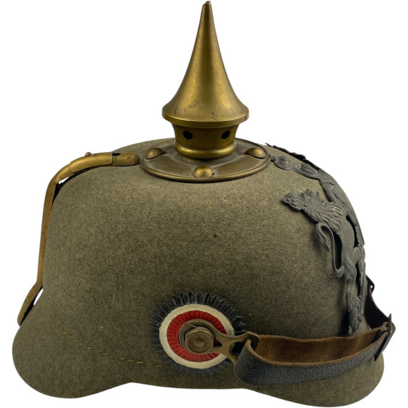 Germany: Württemberg Felt Ersatz Infantry Pickelhaube