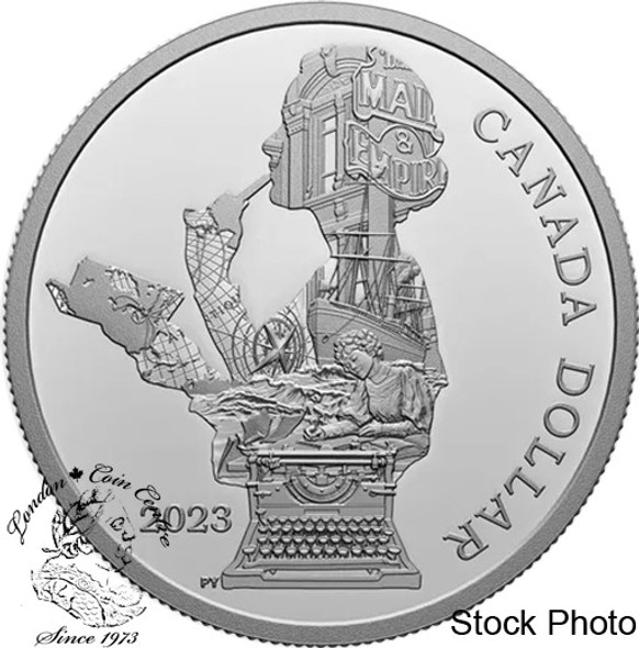Canada: 2023 $1 Kathleen "Kit" Coleman: Pioneer Journalist Pure Silver Dollar *Scuffed Box*