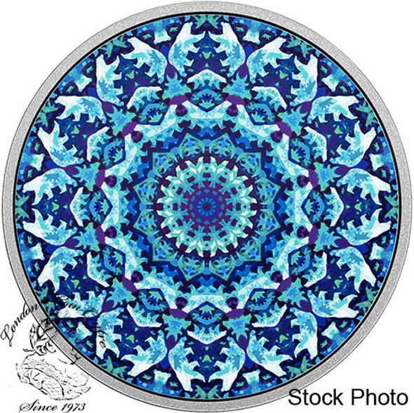 Canada: 2017 $20 Canadiana Kaleidoscope Huge Silver Coin - 3 Coin Set *Toned*