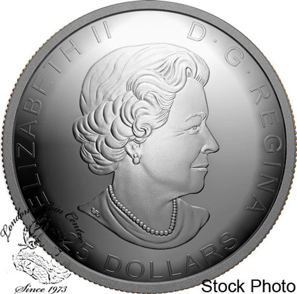 Canada: 2021 $25 125th Anniversary of the Klondike Gold Rush: Panning for Gold Concave 1 oz Silver Coin **Scuffed Sleeve**