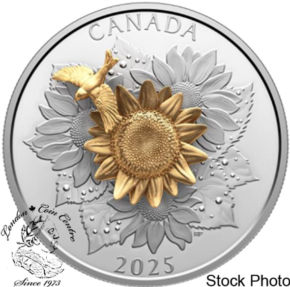 Canada: 2025 $50 The Goldfinch and The Bloom Pure Silver Coin